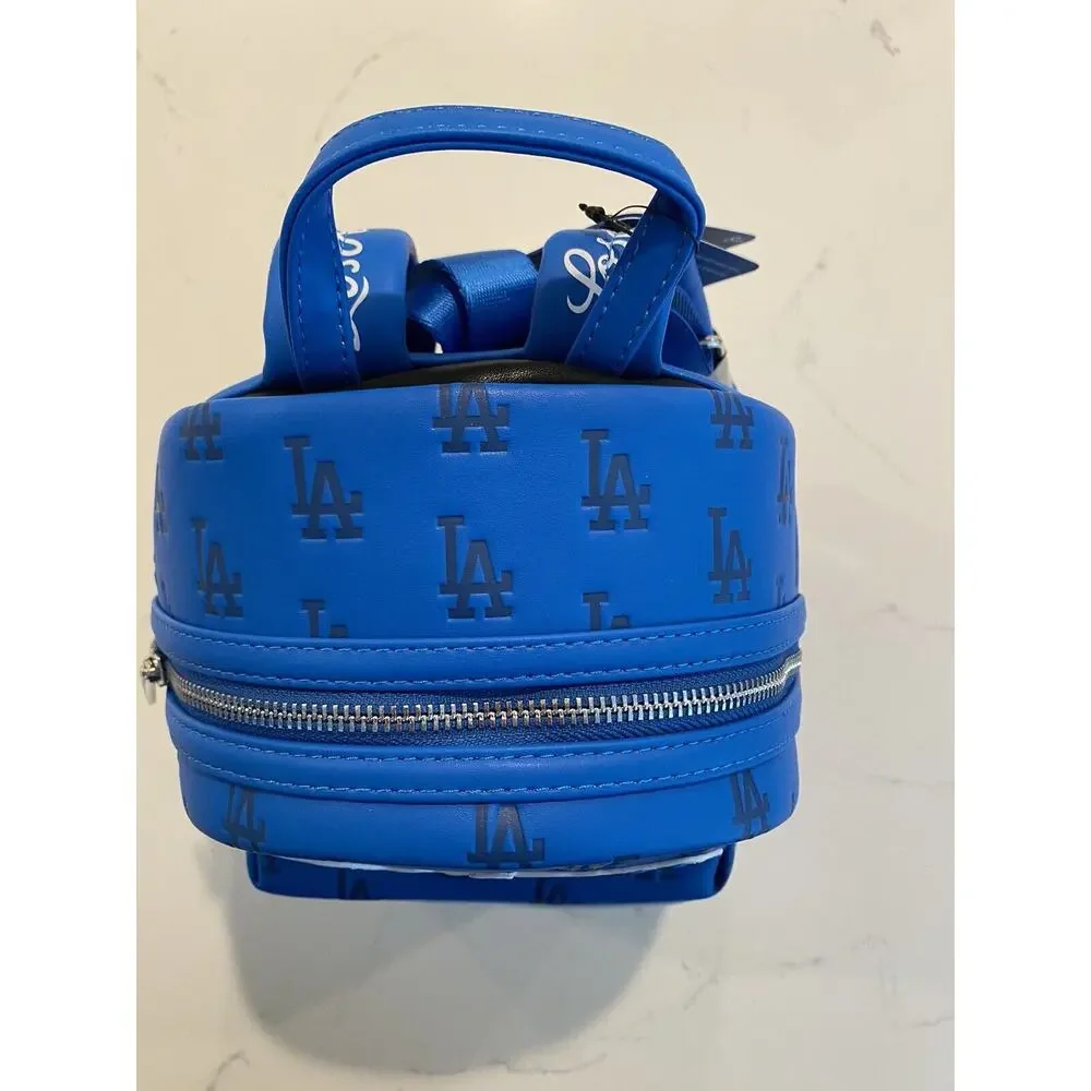 Loungefly MLB Los Angeles LA Dodgers Logo Mini Backpack Brand New With Tags NWT